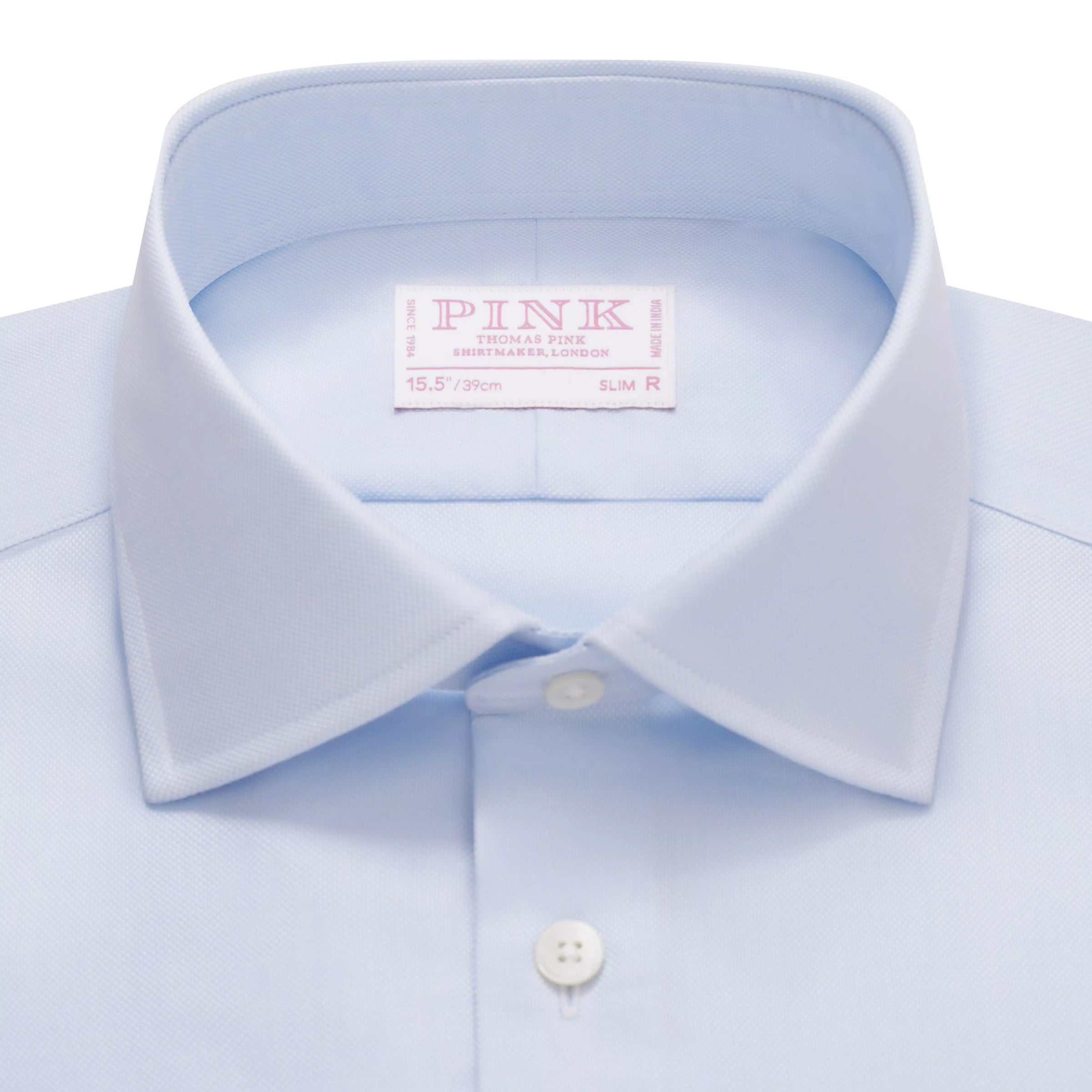 Pale Blue Slim Fit Double Cuff Royal Oxford Formal Shirt