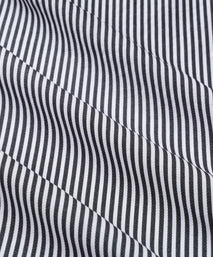 Black & White Tailored Fit Capri Stripe Shirt Formal Shirt