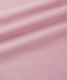 Pink & White Slim Fit Poplin Needle Stripe Formal Shirt